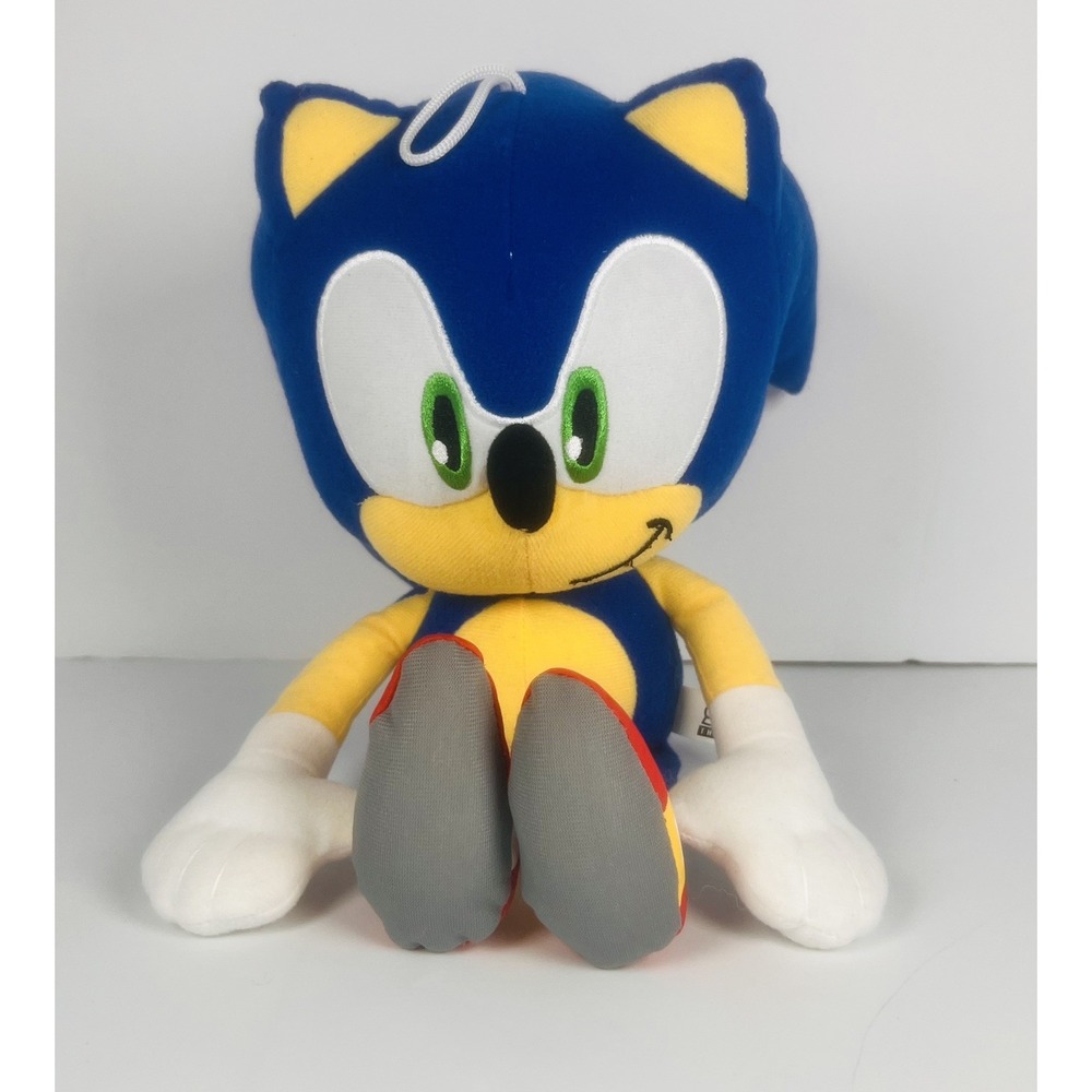 Saga Sonic the Hedgehog Plush 18 inch Toy Factory Blue Blur Preowned READ